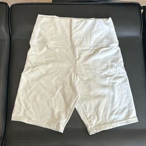 White Bike Shorts
